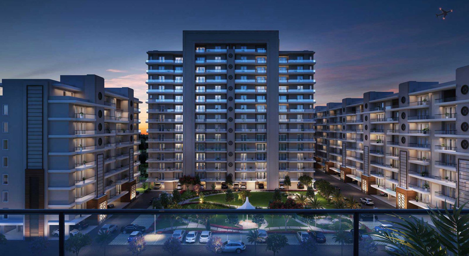 3, 3 + 1 & 4 Bhk Luxury Residencies & Penthouses in Zirakpur, Hermitage ...